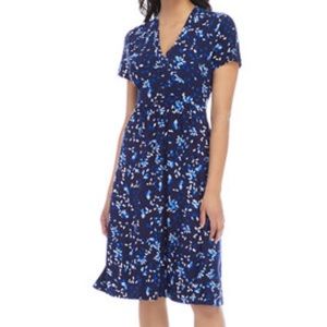 NWT Kasper 3X V Neck Wrap Pullover Dress